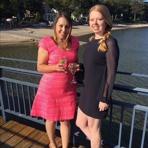 Hot pink tweed Lilly Pulitzer dress